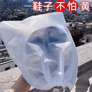 袋收纳袋束口带 套防晒防潮防尘纺鞋 速发小鞋 防黄袋无袋布晒白白鞋