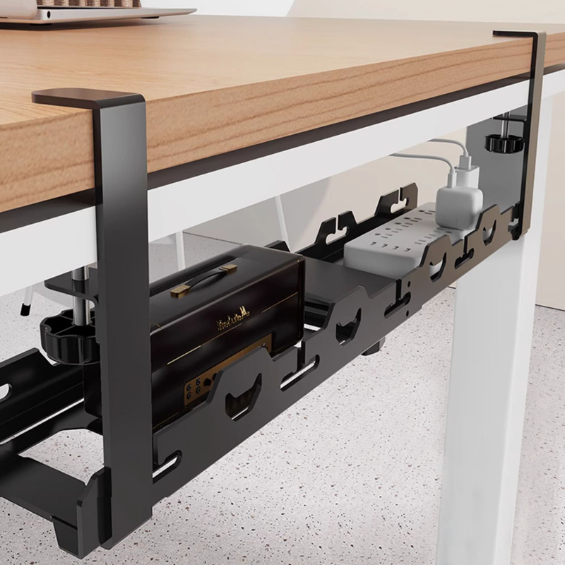 速发理线器路下理器架槽盒免打孔整理线路电线神器桌面走线桌由线