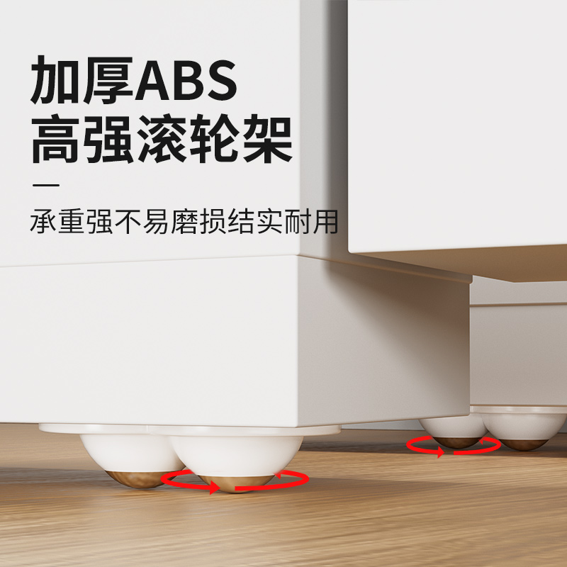 速发迷你向轮可粘贴家具底座牛眼轮静音脚轮双轮滚珠尼龙轮推车小