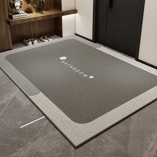 速发简约入户门内地垫大门口外面进地级垫高脚感入门门毯耐脏门垫