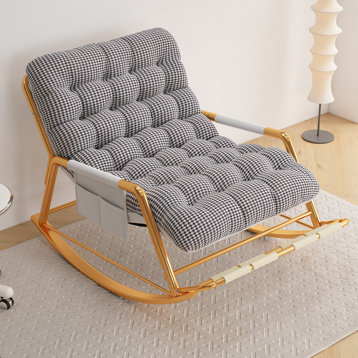 摇摇椅躺椅成人可睡觉新款单人懒人沙发阳台家用大人休闲午休椅子