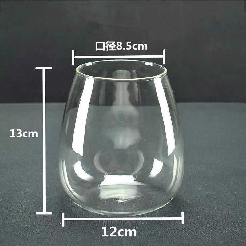 热销透明水培玻璃花瓶绿萝水生植A物创意微景观生态造景容器室内