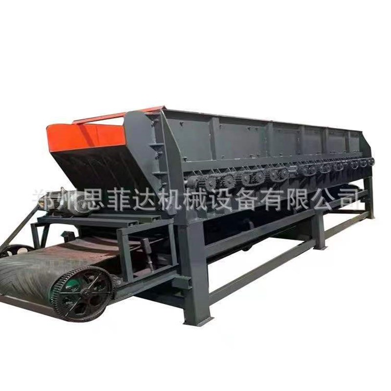 热销泥石分离机 新型土包石分离给料机 时产30P0吨 建筑垃圾滚轴