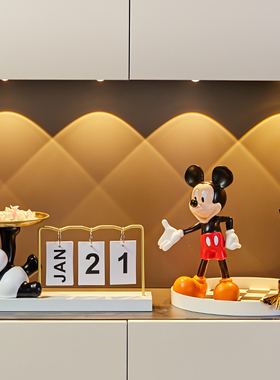 速发熊猫收纳日件玄关装鞋品摆历家居入户饰柜置物架乔迁新居礼物