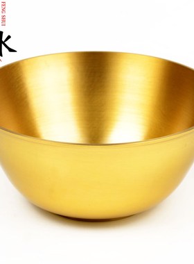 速发阁小铜加厚铜碗摆件套金大 碗铜碗筷家用装饭碗家居摆设