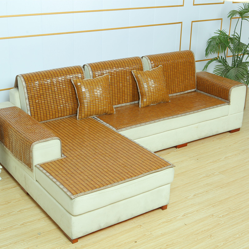 速发夏季凉席坐垫角合沙发防滑垫竹席凉席席转组沙发垫贵妃位