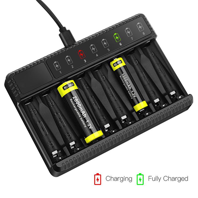 速发8 ot Rechgble Batteries Iteit Lithium Battery Ch