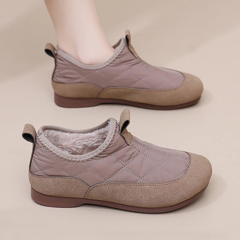 老北京布鞋女2025新款冬季加绒加厚妈妈棉鞋中老年防滑保暖雪地靴,女鞋,棉鞋,淘宝优惠券,粉丝福利购,淘宝优惠卷