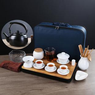 中式 教学培训茶艺茶具套装 便携旅行功夫茶具商务家用公司logo定制