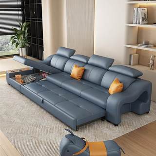 新款免洗科技布沙发床两用可折叠多功能创意小户型客厅贵妃沙发可