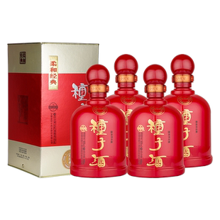 金种子 种子酒柔和红经典 浓香型白酒 40度 460ml