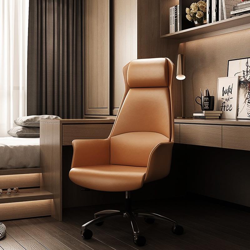 简约人体工学办公转椅商务办公椅电脑办公椅西皮升降椅子旋转