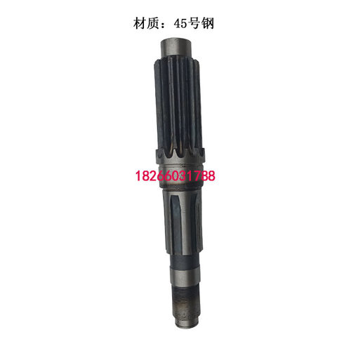 沈阳中捷摇臂钻配件Z3050X16摇臂钻水平轴Z13齿水平轴43332齿轮轴
