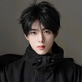 蓬松中分男士 o三七微分碎盖短直发男款 日常 假发男生短发韩版 新品