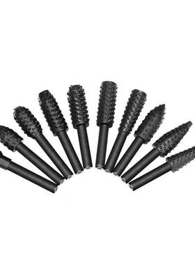 极速锉刀6mmmm压纹锉钢u锉6头刀头纹钢软电磨件电动金属打磨5旋转