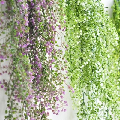 极速85CM Artificial Hanging Flower PlaInt Fake Vine Willow R