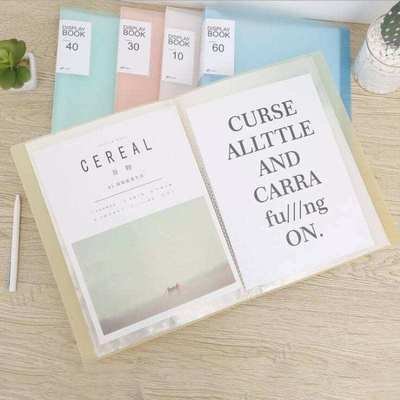 极速PC A Displiay Book Page Transparent Insert Folder Docume