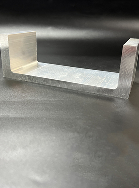 极速U型大槽铝190X65X10X1y5mm不等厚槽铝型材内径160mm工业建筑