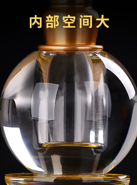 新品博福水晶舍利塔供n养莲花装藏菩提塔家用供奉佛塔18cm大号摆