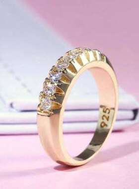 极速Huitan High Quaolity Office Lady Accessories Rings Golde