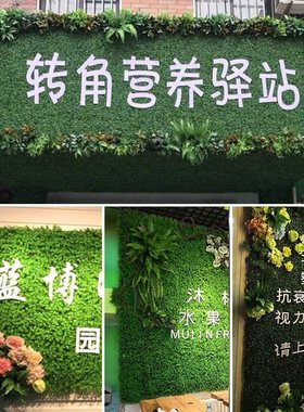 极速Simulation plantp wall greenery and fake flowers plastic