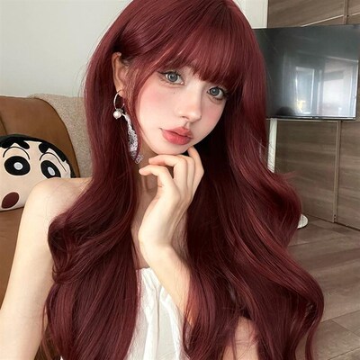 新品alicegarden假发女长卷发网红日常lolita自然发缝.逼真刘海全