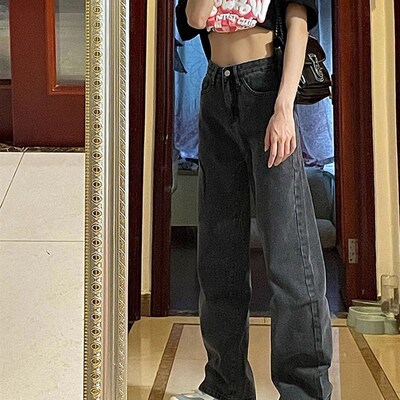 极速Yitimoky Jeans Women Vintage 4EXL Ankle-length Style Har