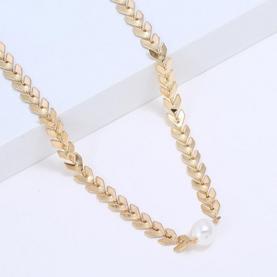 极速vintage almloy fish scale necklace