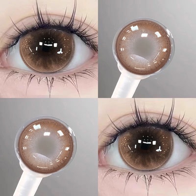 2026新款美瞳半年抛大小直径混血感彩色隐形眼镜正品官方旗舰店