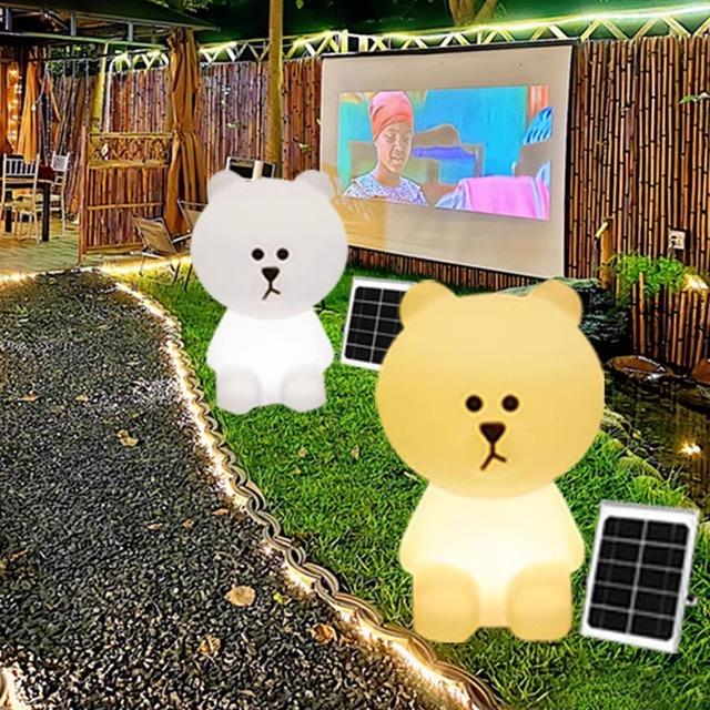 太阳能户外发光兔子灯庭院景观别墅花园家用布置装饰草坪卡通动物