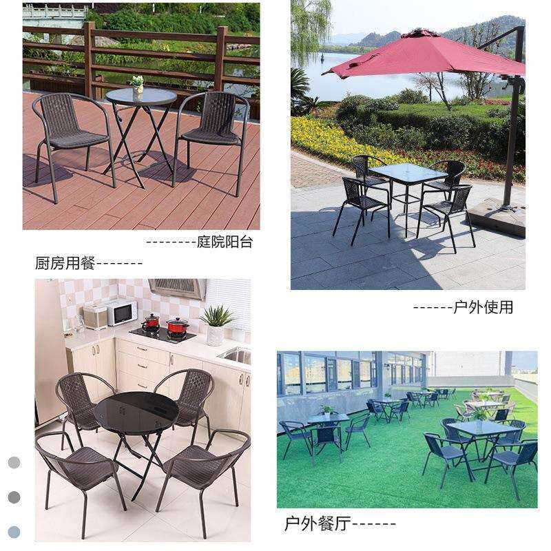 批户外可折叠桌子小户型简易吃饭家用餐桌椅子便携摆摊桌玻璃圆方