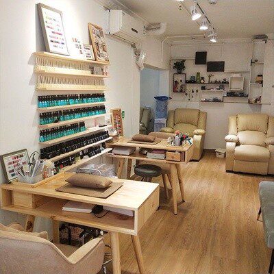 日式美甲桌子实木现代简约美甲桌椅套装组合网红美甲店简易美甲台