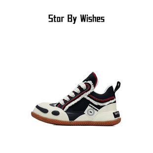 Star By Wishes无限潮流贴贴鞋百搭复古增高防滑耐磨休闲板鞋