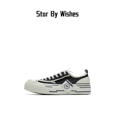 STARBYWISHES低帮帆布板鞋