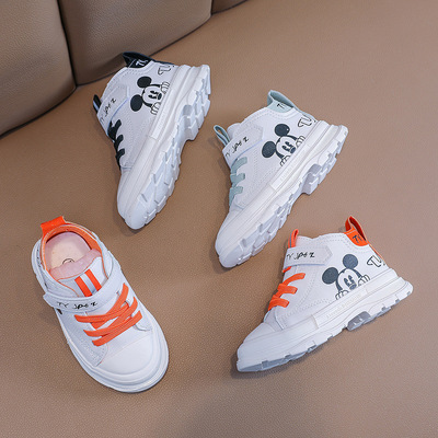 极速厂家儿童短靴2020秋新款男童英伦风单靴百搭中小Y童软底女童