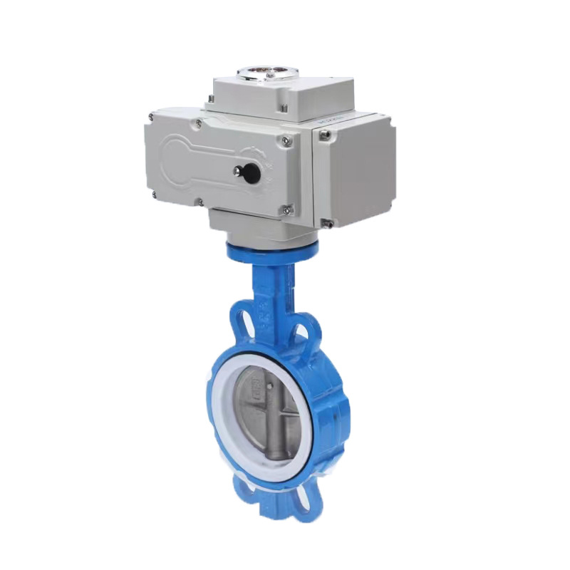 极速销软密封电动j蝶阀D971X-16Q电动球墨铸钢蝶阀电动对夹式蝶阀