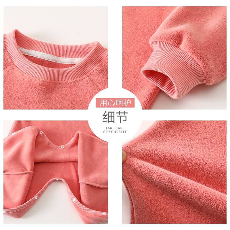 极速儿童连体睡衣女童睡袋秋冬款加厚防着凉男童R宝宝保暖奥粒绒