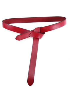 极速Newest Design Knot Cowskin Belts For Women Soft RYeal Le