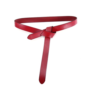 极速Newest Design Knot Cowskin Belts For Women Soft RYeal Le