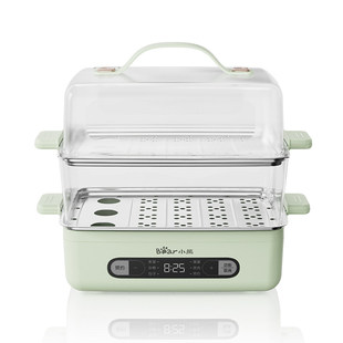 极速新款 预约煮蛋器迷你早餐电蒸锅智能定L时蒸蛋器不锈钢家用自