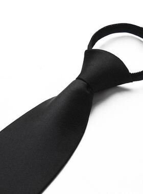 极速d Mbatte Black Necktie Black Funeral Tie Clothing Access