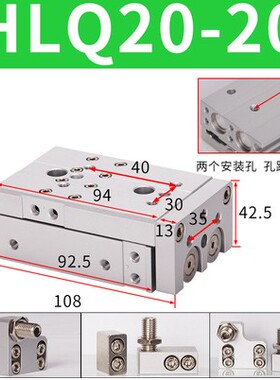 极速亚德客HLS HLQ6/8/12/s16X10X20X30X40X50X75X100SA/SAS/SB气