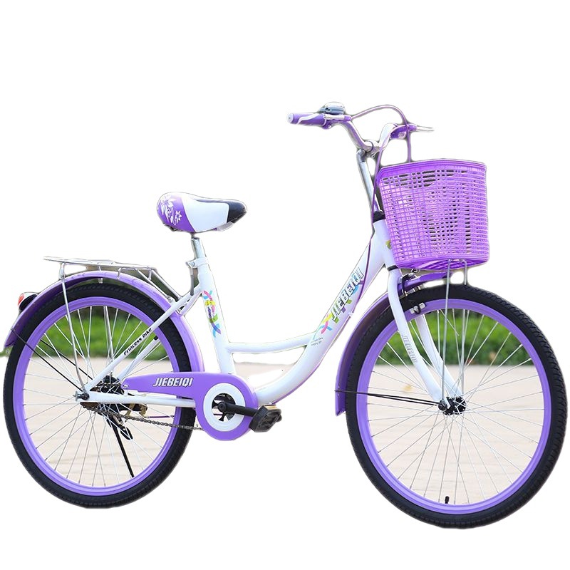 极速成人a自行车女士轻便单车男女中生24寸22寸26寸大人淑女普通