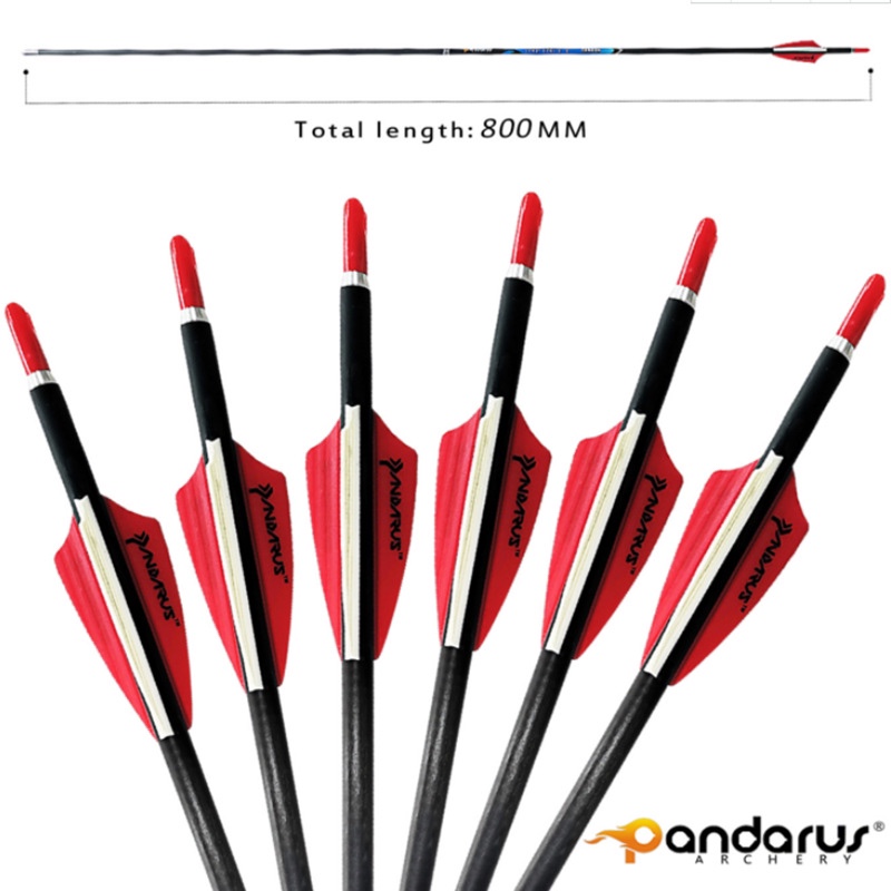 极速潘神系列 鹰隼4.2千三高碳B箭复合反曲箭馆竞技比赛训练箭支