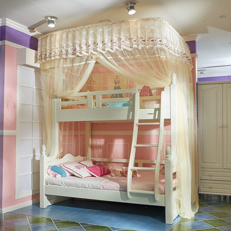 极速U型蚊帐子母床 上下儿童床婴儿单人K双人床单门伸缩不锈钢驱,床上用品,蚊帐,淘宝优惠券,粉丝福利购,淘宝优惠卷