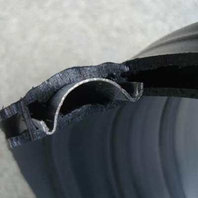 极速高聚乙烯中空壁塑钢缠绕双平壁钢带P管双壁波纹管克拉管