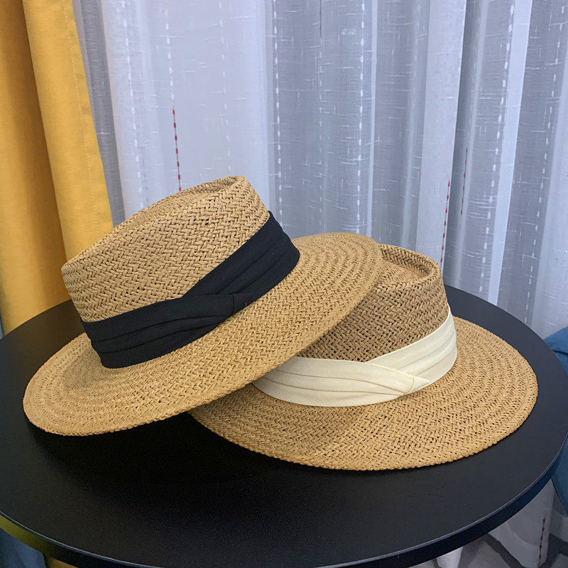 极速summedr beach straw hats women big wide side casual sun