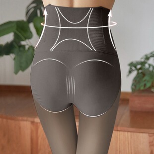 极速Autumn Winter Warm Thick Leggings Women SkRin-Transparen