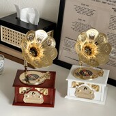 极速ins复古留声机八音盒音w乐盒送女朋友生日520礼物卧室桌面房