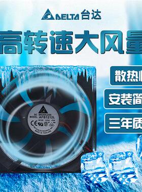 极速12v24v48V567891w214cm静音大风量主机壳电脑电机散热通风机